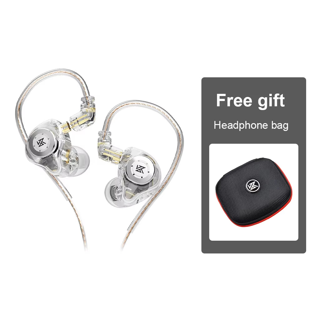 KZ EDX PRO Earphone 10Mm Dual Magnetic Circuit Dynamic Drive HIFI Music Earbud Sport Noise Cancelling Headset ZSN PRO ZSTX ZEX